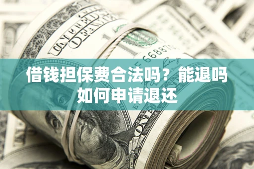 北京借钱担保费合法吗？能退吗如何申请退还